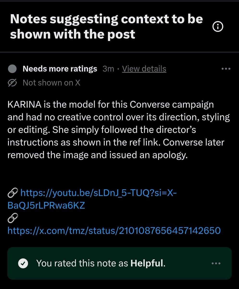 kprotecthouse's tweet photo. 📢🚨 EMERGENCY ‼️

Please rate this Community Note as ‘Helpful’ and share it so it can be displayed in record time!

LINK 🔗 https://t.co/RS04tggnTP

(Asking for everyone’s cooperation to not only rate the note efficiently, but also refrain from engaging with the post in any way, so as not to give it any more engagement, RNB.)