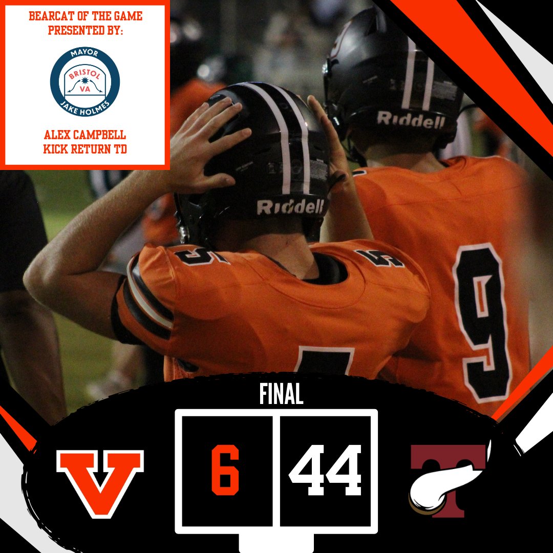 bearcatnetwork's tweet photo. Final from the Stone Castle.

Senior Alex Campbell is our Bearcat of the Game presented by Mayor Jake Holmes!

NEXT UP: 9/25 Homecoming vs Grayson County

GO 'CATS! https://t.co/rdB5FMgxWC