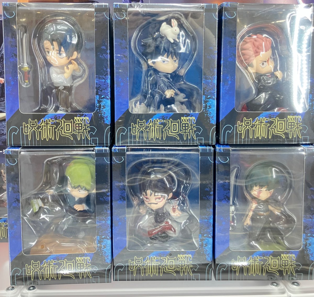 GiGO_Chiyoda's tweet photo. 〈💙プライズ景品入荷情報💙〉

【呪術廻戦×POPMART ミニキャラフィギュア -GiGO限定-】

本日入荷いたしました🐰🩷
皆様のご来店お待ちしております🥰

#呪術廻戦
#POPMART 
#GiGO
#GiGOジョイフル本田千代田 https://t.co/dILBZ2KbmW