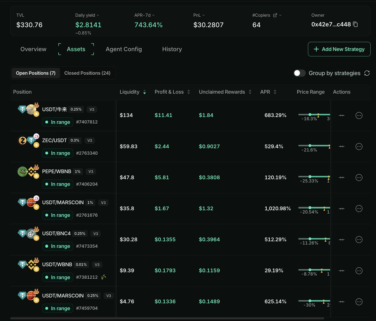 bukanpamanmu's tweet photo. Happy weekend!!!
market pumping!!! 
begitu juga karyawan digital paman!!!

ikutan pumping juga dia!! karyawan di Robinhood dan di BNB Chain keduanya perform sangat bagusss

asik banget melihat sesuatu yang cuma perlu deposit dan biarkan dia bekerjaa... semoga gitu terus yaaa

yang penasaran apa ini, jadi benda ini adalah auto farm vault di krystal dimana kita buat vault yg isinya ada ai agent yg sudah paman perintahkan

kalian yg mau pakai bisa tinggal copy, tapi ingat bukan copy trade ya ini, melainkan copy konfigurasi ai paman, jadi gak baka🔗 LINK VAULT    Robinhood Chain: https://t.co/t57CvKGF4U     BNB Smart Chain: https://t.co/R1hI9FNsWH

lan 1:1 sama dengan posisi paman, lebih kepada copy otak berpikirnya paman vault

oh dan tidak menjamin pasti cuan yaaa, bisa aja ini cuan karena emg market naik aja wkkwkw

🔗 LINK VAULT    

Robinhood Chain: https://t.co/t57CvKGF4U     

BNB Smart Chain: https://t.co/R1hI9FNsWH