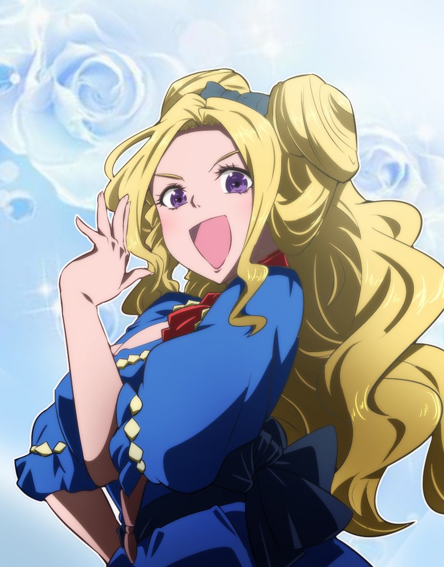excellency__'s tweet photo. 高飛車キャラはロールするのが世界の理。
カエルスの蒼い薔薇ですわ～～！！

#FE万紫千紅 https://t.co/c2mHGebnbV
