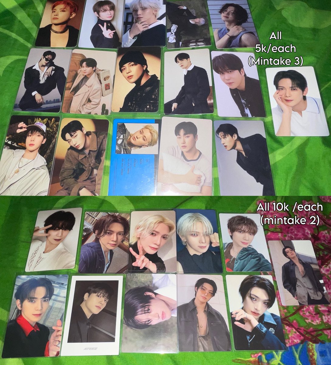 exxevenszpg's tweet photo. Wts ‼️ must Take all.
Kalau take satuan bisa tapi harus pair.
Bisa co shopee🍊
All good condi, boleh liat vidcon langsung.
#tinyselling #ateez #wanttosell #wts #aab https://t.co/VqwsETogOR