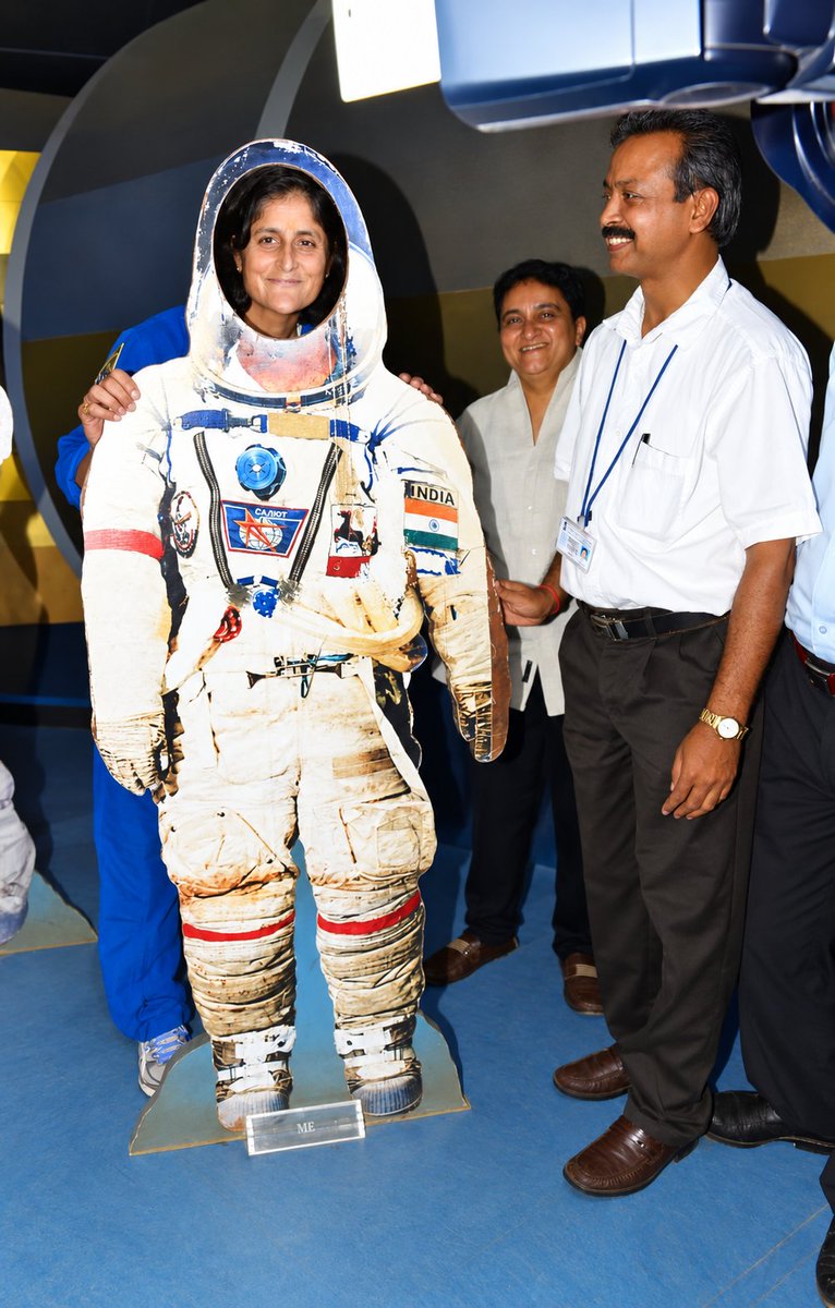 narottamsahoo's tweet photo. Warmest birthday wishes to #NASAAstronaut Sunita Williams on her birthday, 19 September!

Your extraordinary journey from #Earth to #space has inspired millions to dream beyond boundaries and believe that curiosity, courage and perseverance can take us where imagination dares to go.

We feel especially privileged to have had the opportunity to host you at @GujScienceCity on two occasions - in 2007 and 2013 - and to be part of the historic space interaction with students on #GujaratNewYear’s Day on 14 November 2012.

Those moments were much more than memorable events; they were moments of inspiration that brought the wonder of space closer to young minds and encouraged an entire generation to look towards the stars with #curiosity and #confidence.

Your remarkable accomplishments, resilience and lifelong commitment to exploration continue to remind us that the true destination of every great journey is not merely a place, but the inspiration we leave behind.

On this special day, wishing you good health, happiness and many more inspiring journeys ahead.

May you continue to inspire generations to dream boldly, explore fearlessly and reach for the stars.

Happy Birthday, #SunitaWilliams!
With admiration and warmest wishes.

@NASA_Astronauts @CuriousMindsHub @PopSci @SciInteresting @mygovindia