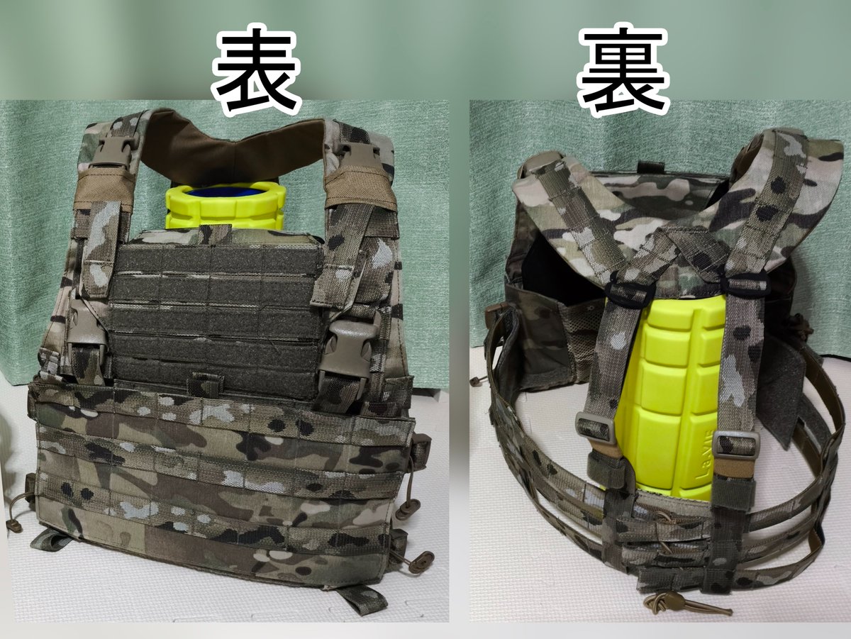 Atamanee's tweet photo. Gruppa99 NRSチェストリグ レプリカ
実生地+実1インチウェビング
34,900円+国際,国内送料
製作期間1-2か月
FSB A等で使わるレアキャラなリグのレプ（大体mk2)　
プレートは付属しません
別売りのショルダーパッドと背面パネルをつければプレキャリに
単色やレプの迷彩素材なら25,000円
#ミリタリー物販 https://t.co/NpIc5dWsRA