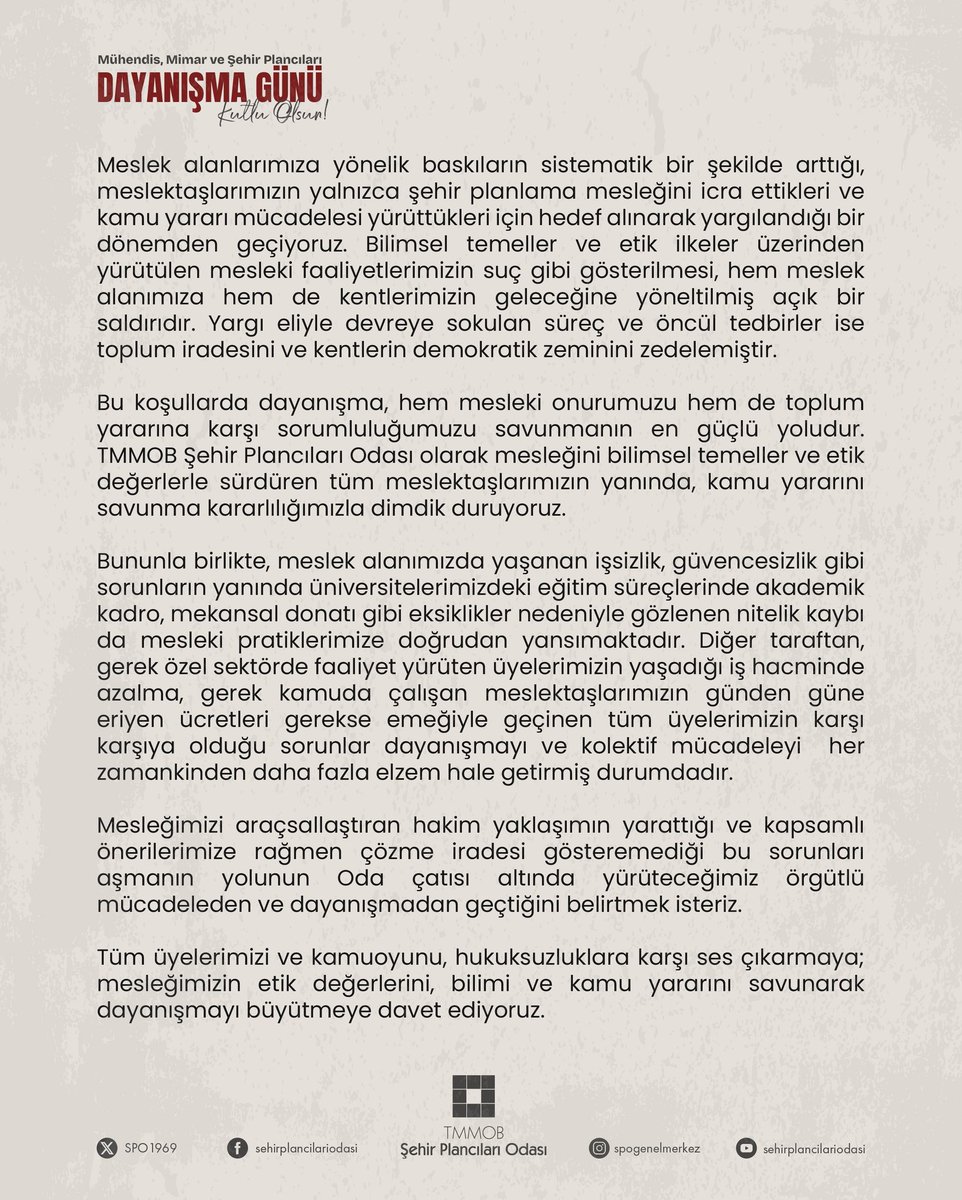 spo_van's tweet photo. 19 Eylül Mühendis, Mimar ve Şehir Plancıları Dayanışma Günü Kutlu Olsun https://t.co/OglYH8o9sp