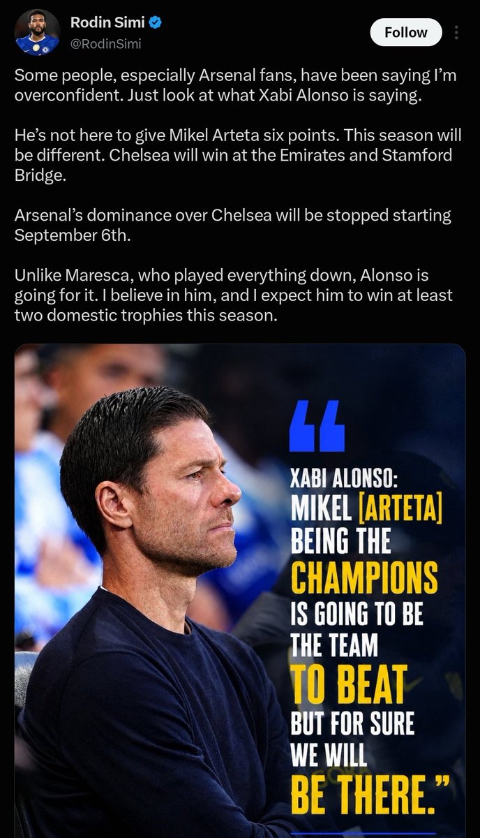 InvicibleGooner's tweet photo. @RodinSimi It's not even a month after saying this, they already calling for the man to be sacked. 🤣🤣🤣🤣. https://t.co/NpcQ0cHqyJ