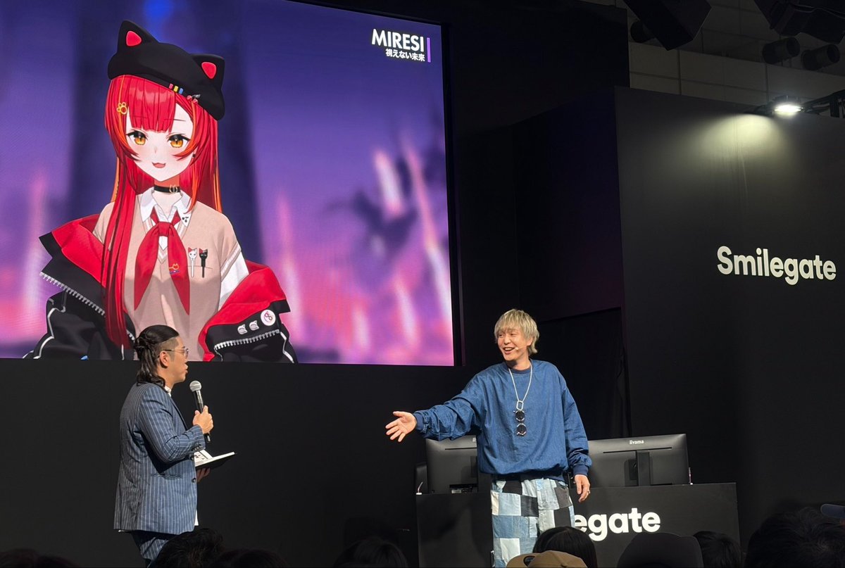 OooDa's tweet photo. 引き続き #MIRESI ステージにて
トナカイトさんと猫汰つなさんのレイドをお届けします！！
果たしてクリアなるのか..⁉️

#TGS2026 #ユットク https://t.co/cvHr168dhk