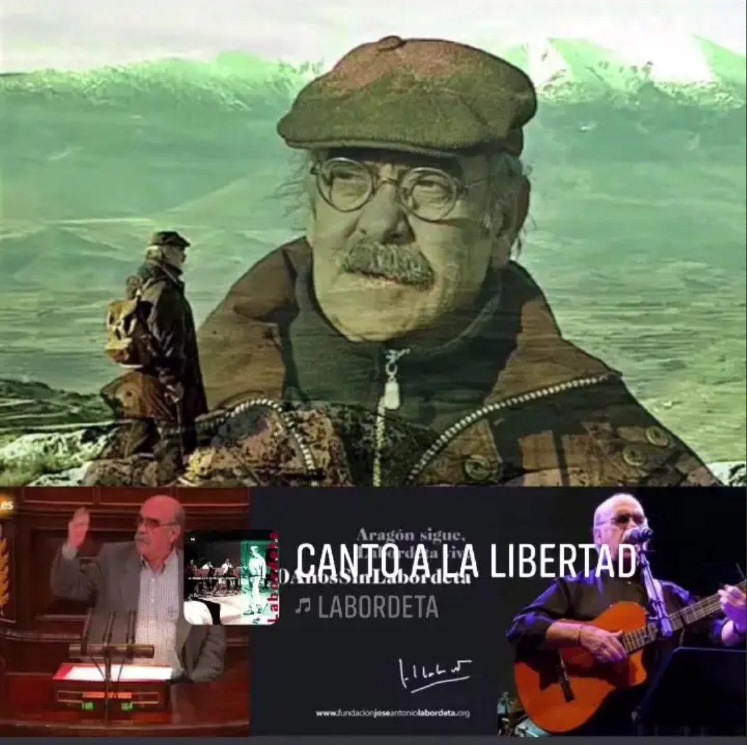CulturaCcoo's tweet photo. !Habrá un día
En que todos
Al levantar la vista,
Veremos una tierra
QUE PONGA LIBERTAD!

✒️#Labordetta
un aragonés universal 
cuyo legado sigue vivo

✔️ NO AL OLVIDO 
#ComparteCultura 
#CulturaCCOO 
#TalDiaComoHoy nos dejaba 

🎞 NO TE PIERDAS EL VÍDEO 👇🏽

https://t.co/Vk11F7iiEH https://t.co/MXjLulakcC