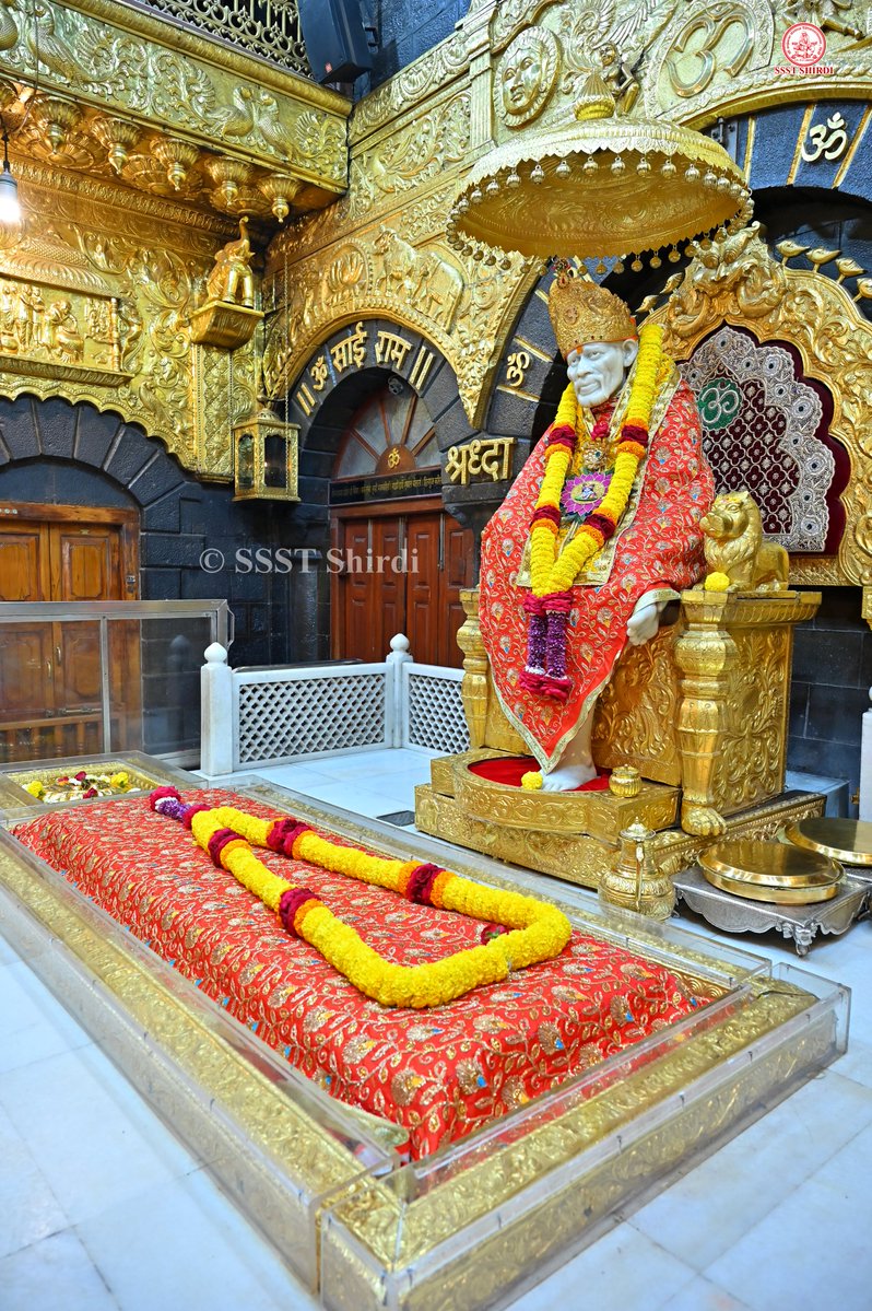 SSSTShirdi's tweet photo. *!! ॐ साई राम !!*
*श्री साईबाबा संस्थान विश्वस्त व्यवस्था,शिर्डी*
*!! ॐ Sai Ram !!*
*Shri Saibaba Sansthan Trust, Shirdi*
≈≈≈≈≈≈≈≈≈≈≈≈≈≈≈≈≈ 
*आरती :- माध्यान्ह आरती*
*शनिवार १९ सप्टेंबर २०२६*  
*Aarti :-  Madhyan Aarti*
*Saturday 19 September 2026* https://t.co/ls7xLehMcc