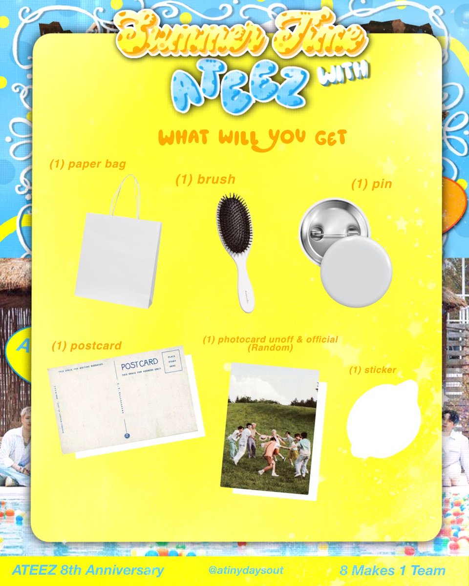 joongsways's tweet photo. 🏖️🍹 SUMMER TIME WITH: ATEEZ special 8th ANNIVERSARY 🍋🫧

Hakuna Matata Ya! 🌴☀️
Hi, ATINY! Your summer day with ATEEZ is calling! 🏄🏻‍♀️✨

📅 Minggu, 25 Oktober 2026
📍 Aquagame Bogor
💸 HTM: Rp150.000 (DP 50%)
⏰ 10.00 - 14.00
🔗 https://t.co/NoUniZdU1W (open form 25 september) https://t.co/b5uNjxWGzz