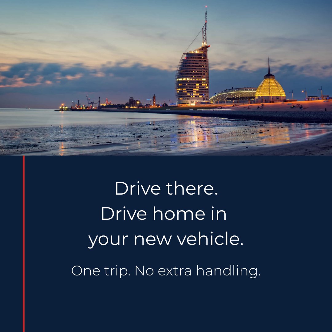 ShantellCypert's tweet photo. Imagine this
You arrive in Germany, head to Bremerhaven, and your car is already waiting for you. A smooth, simple pick-up experience built around your schedule. Message me and I’ll guide you through it. https://t.co/7gN7gVq0pN