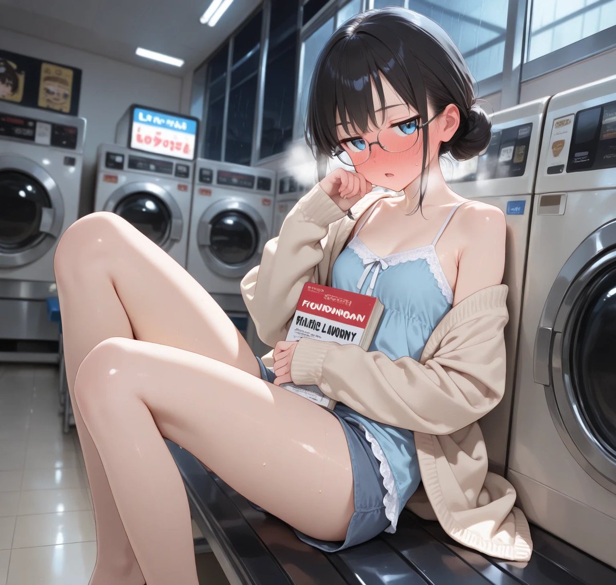 ruma_illust's tweet photo. 「……暑い、ですね。乾燥機のせい、でしょうか」
熱い二人をBOOTHにて公開しました✨
詳細はプロフリンクから👓 https://t.co/e7l56Gcfwt