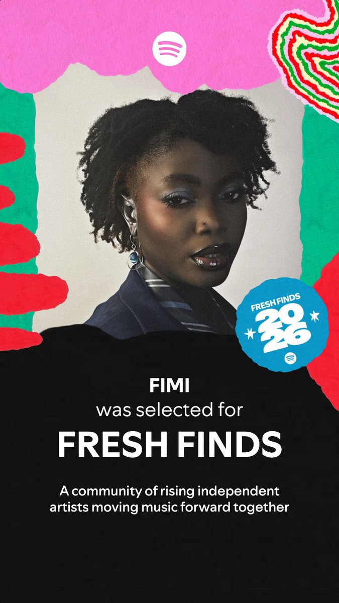 fimiwiththeflow's tweet photo. You’d be feeling down, and then bam! something like this happens.

Thank you so much @Spotify 
This means the world to me 🥹 https://t.co/o8N6QMXrbd