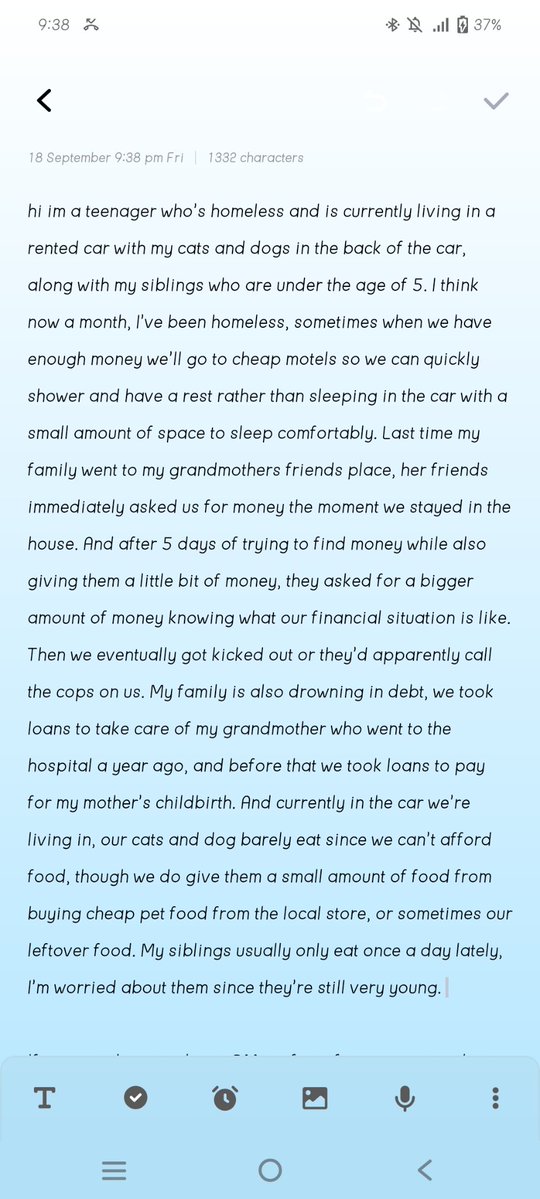 lawl1etxxs's tweet photo. Day 2 of posting my story how i went homeless so i can get donations, and be able to get a house soon. 

(i will be posting proofs soon) 

please boost this post. If you want to donate please DM me #charity #donation #homeless #donate https://t.co/mSfe85wElK