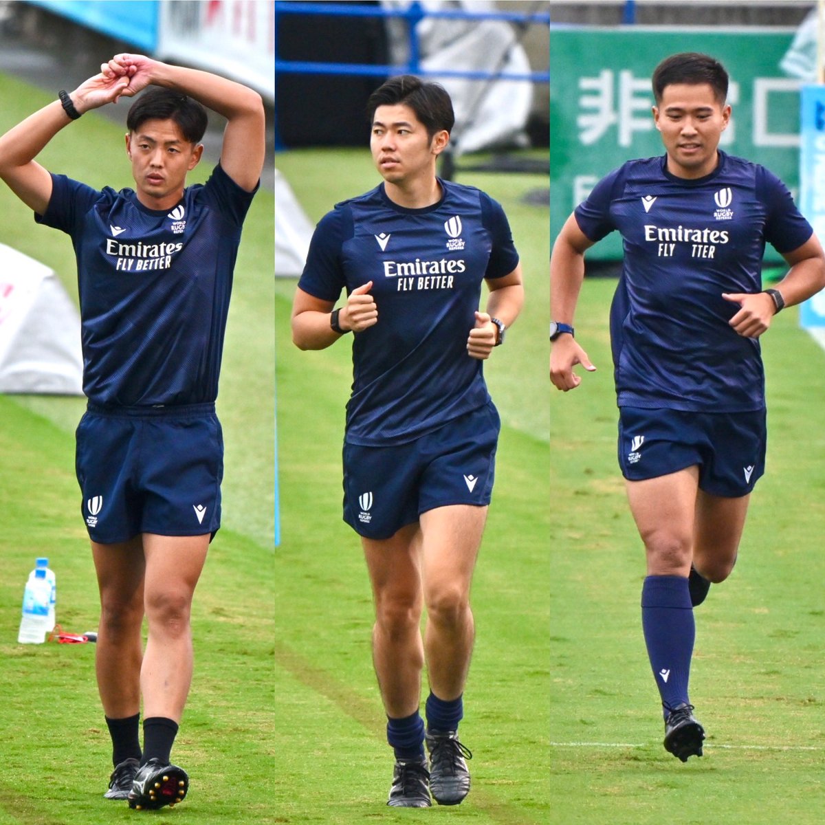 hide1304's tweet photo. 秩父宮ラグビー場でPNC3位決定戦
レフェリーチェック(^^) https://t.co/3SWhp9Dffm