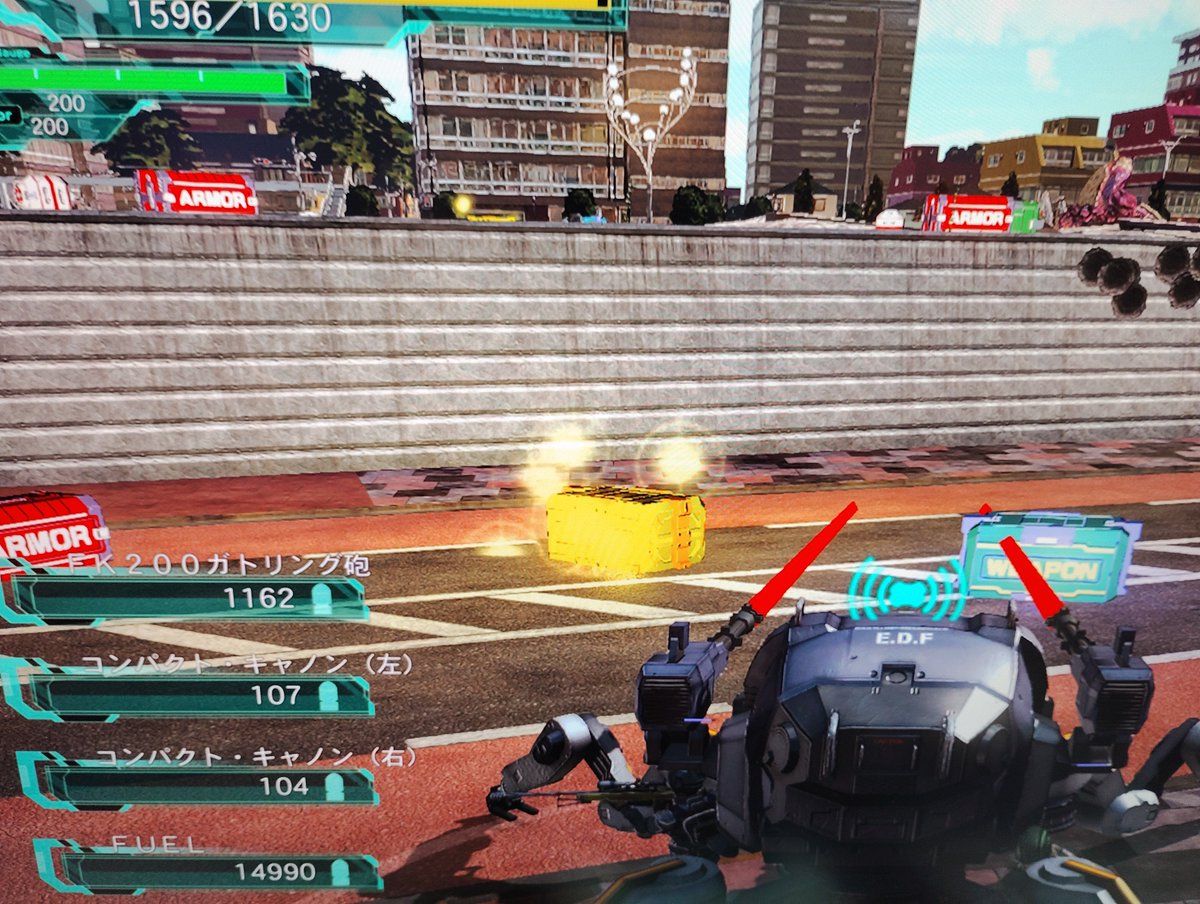 EDF_GAMECH's tweet photo. 【🚨速報🚨】

エアレイダーのビークル、
デプスクロウラーに燃料(FUEL)が追加！
TGSだと、デプスしか選べなかったけどたぶん全ビークルに燃料の概念が追加されると思われる！

いっぱい情報仕入れてきたので後でまとめます！（足疲れた💦） https://t.co/5jwGoOZcW3