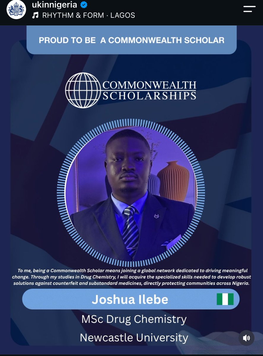 joshuailebe's tweet photo. A Moving Josh has won the commonwealth Shared Scholarship 

#CommonwealthScholarship #CommonwealthSharedScholarship #NewcastleUniversity #DrugChemistry #AcademicJourney #Nigeria #HigherEducation https://t.co/NSf3PuLYHW