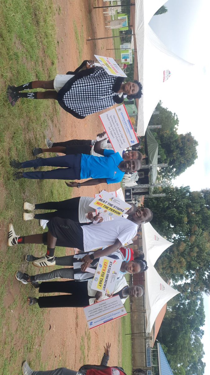 aidscommission's tweet photo. Runners in Arua have pioneered the countrywide AIDS Marathon, setting off at the OPM grounds.

#EndAIDS2030Ug 
#RunforHopeActforLife https://t.co/762htoYYCz