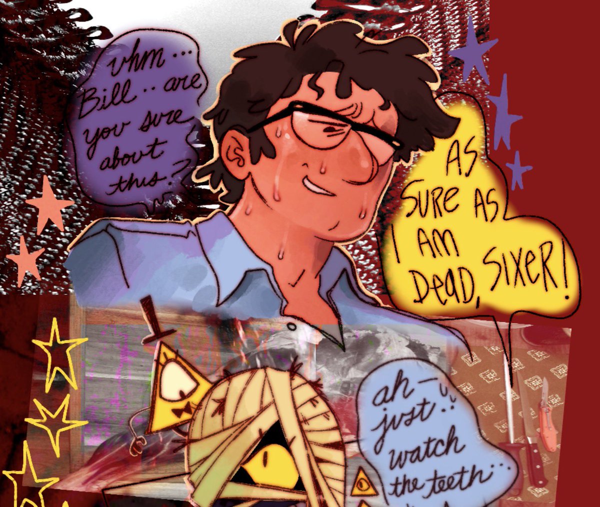 tacticalvamp's tweet photo. 🔞with teeth (uncropped + mini comic on my patr3on) #billford https://t.co/Pm3Za4bC5K