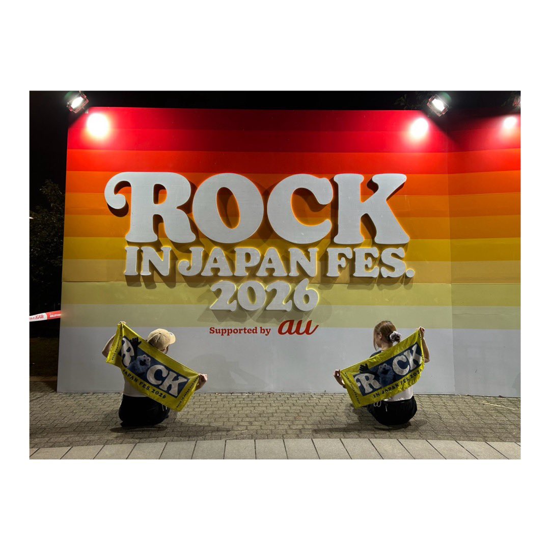 minyahira0317's tweet photo. 9/13 ROCK IN JAPAN FES. 2026 in千葉
たくさんはしゃいで楽しかった🫶🏻
いつもありがとう💜💛 https://t.co/2AEyYAkJbO
