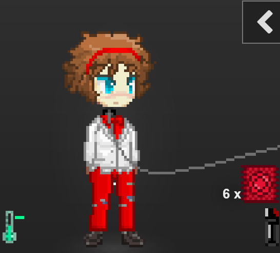 yqecm's tweet photo. sometimes  i make him cute    even though he would never wear this

but dol is good as a silly dressup game too
latex undersuit (nod)

i only play this game to terrorize eden and unsuccessfully try to grind my way to topping him https://t.co/fbZ0XUzuZO