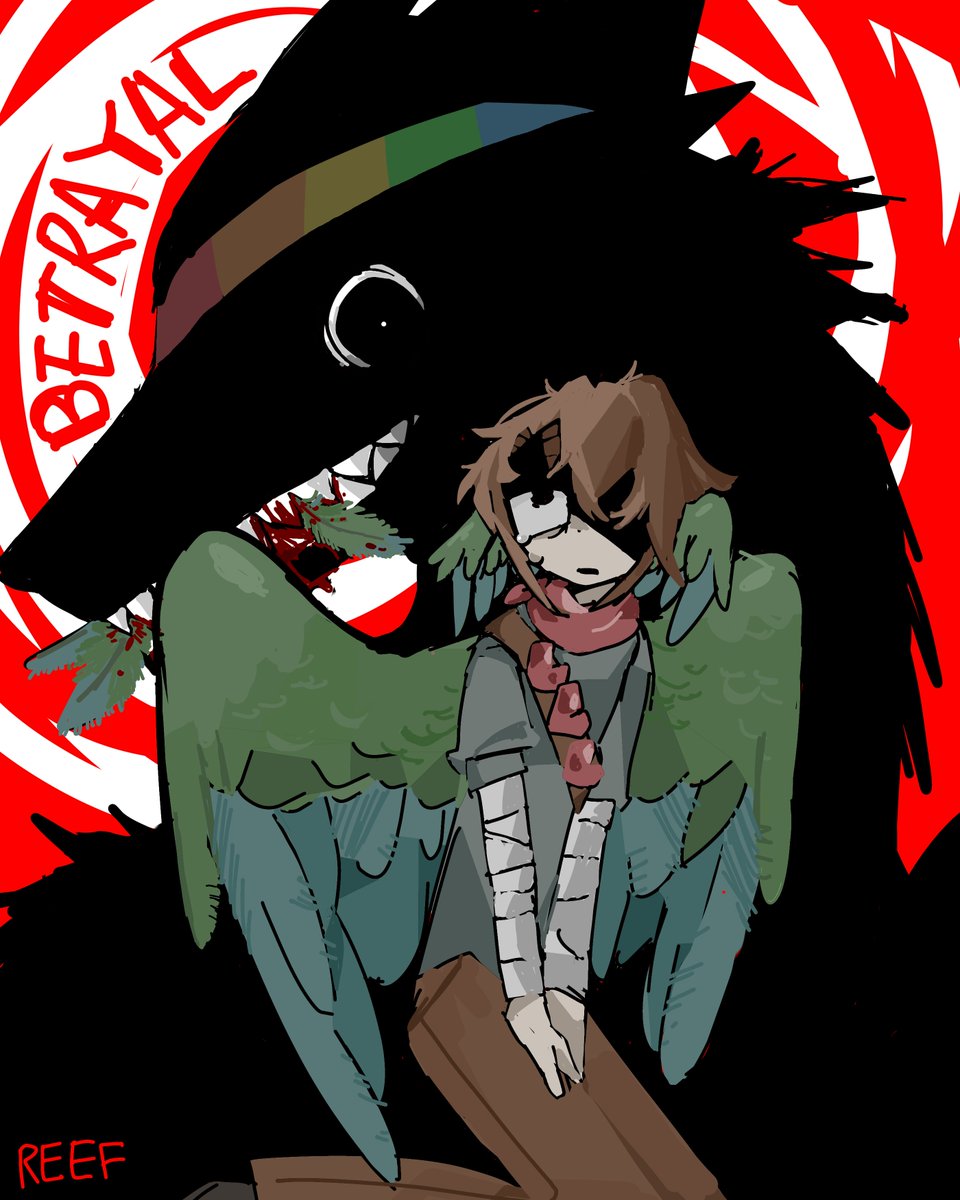 Fishblue35's tweet photo. #spokeisherefanart #parrotx2fanart #havocduo https://t.co/Dyr3KfrhAz