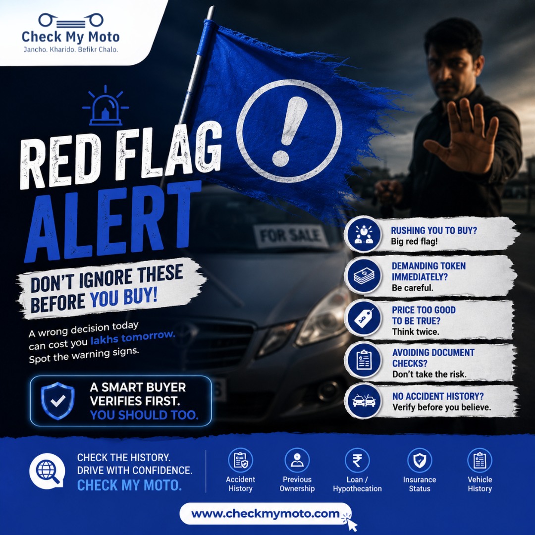 PalmaRoseby6's tweet photo. Red flags you should never ignore when buying a used car

Watch out for rushed sales, upfront token demands, suspiciously low prices, unclear documents, accident history, ownership, loans, or mismatched insurance details. Verify the vehicle https://t.co/ZtKaQYRwA4