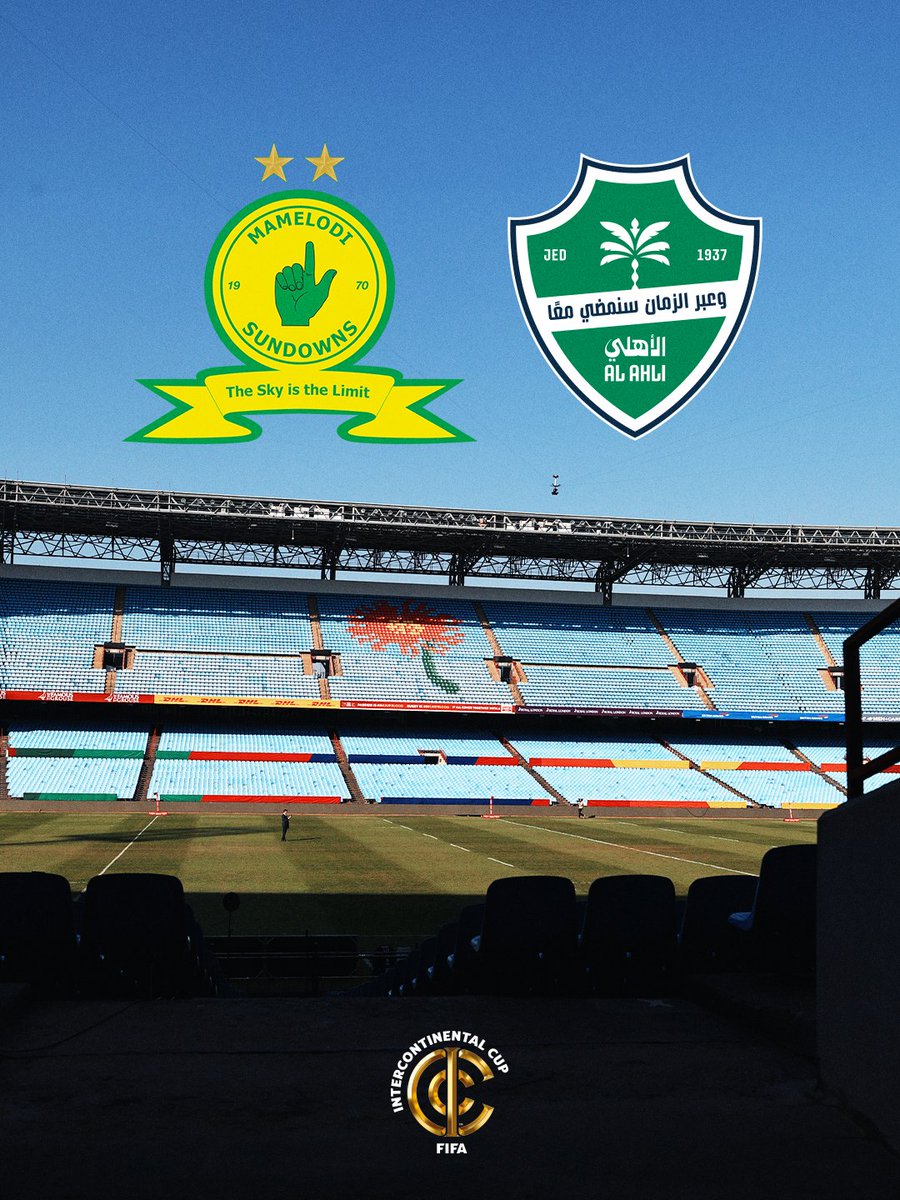 FIFACF's tweet photo. Today's #FIFAIntercontinentalCup action 🎬

Mamelodi Sundowns FC 🆚 Al Ahli FC https://t.co/DDoJ8jjndz