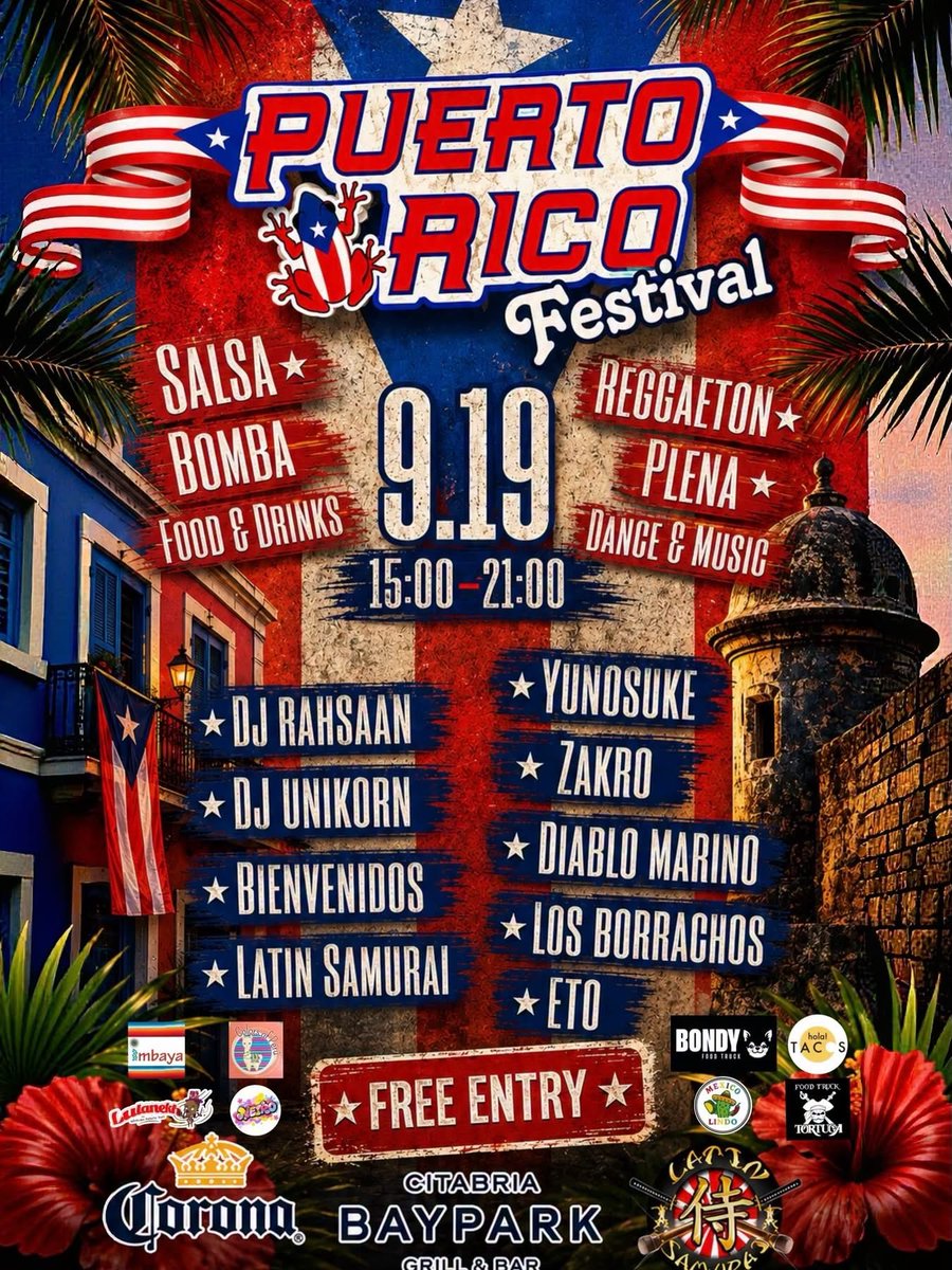 naokitenjin's tweet photo. 本日豊洲でプエルトリコFes
19:00〜 LOS BORRACHOS
てるてる坊主になってお待ちしてます https://t.co/gxO2hX90a3
