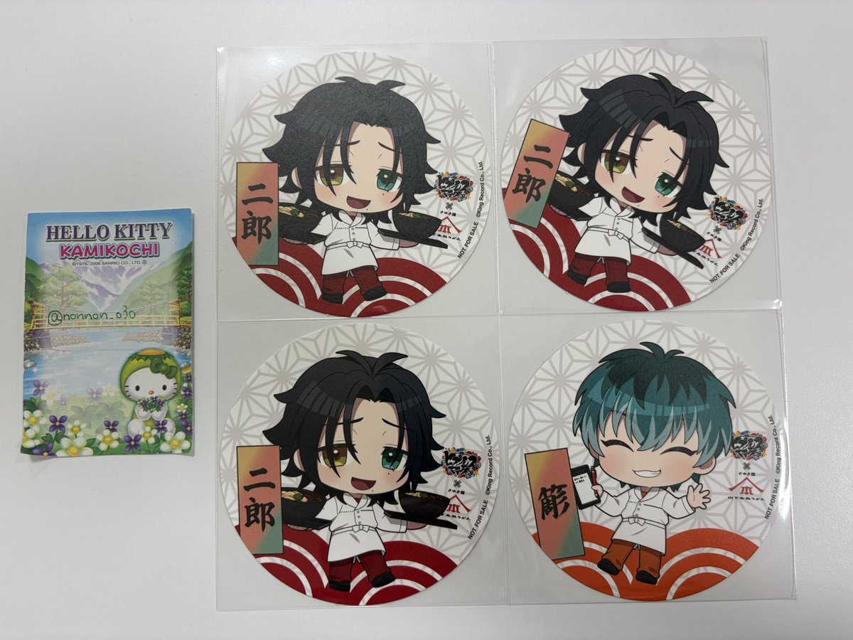 nonnon_o3o's tweet photo. 【交換】
ヒプノシスマイク ヒプマイ
山下本気うどん コースター

譲　二郎 3　簓

求　左馬刻　銃兎1　理鶯1　独歩

簓は左馬刻と交換希望です。
都内お手渡し、郵送可能です。

検索からもお気軽にお声掛けください🙇🏻‍♀️ https://t.co/mSfv1SZMAp