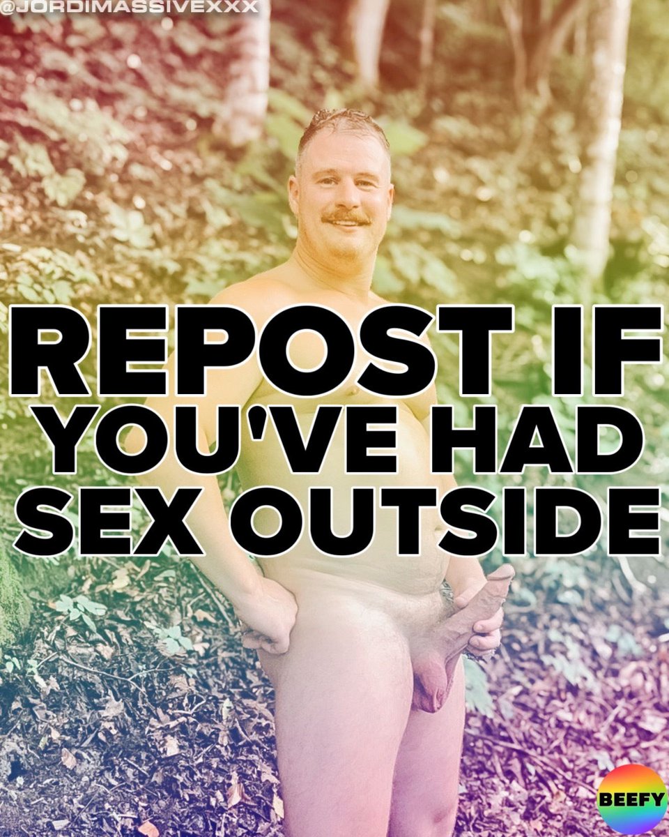 beefy_guys's tweet photo. 🔥 RETWEET/REPOST IF you’ve had sex outside 🌲😈🔥 https://t.co/MP6f9BXz4W