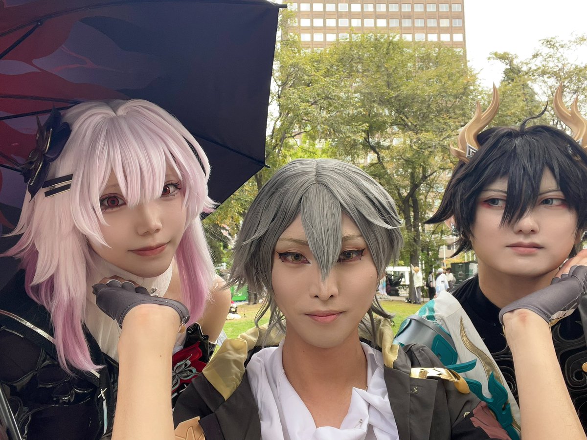 fuka_000_taro's tweet photo. おそくほすぎた
列車組でいるよ‼️

#サツコス https://t.co/cHKglxiRr5