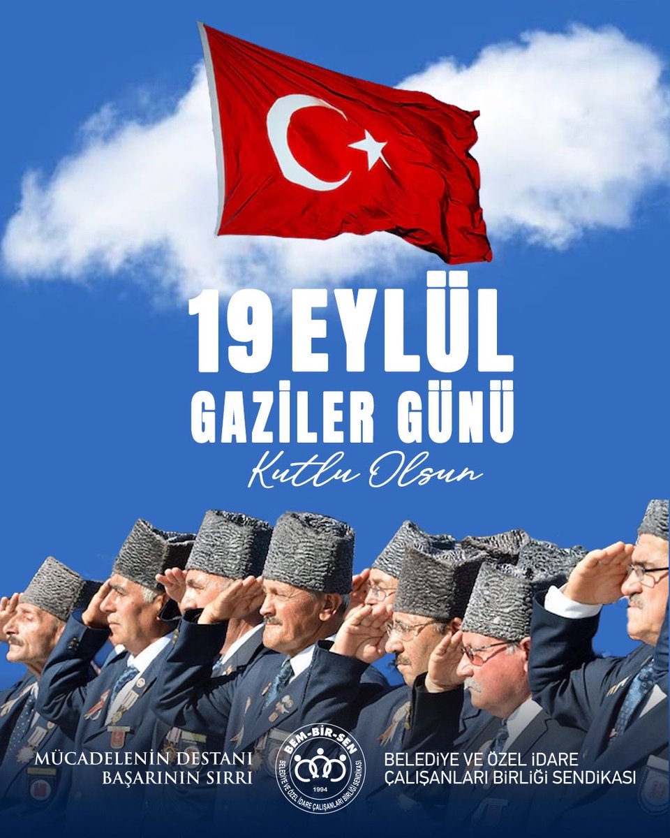Bem_Bir_Sen's tweet photo. 🇹🇷 Cennet vatanımız için 
canlarını feda eden Kahraman Şehidlerimizi ve ahirete irtihal eden Gazilerimizi rahmet, minnet ve şükranla yad ediyor,

Fedakar ve Kahraman Gazilerimizin
Gaziler Günü'nü tebrik ediyoruz.
#GazilerGünü https://t.co/ZSpbQLiONA