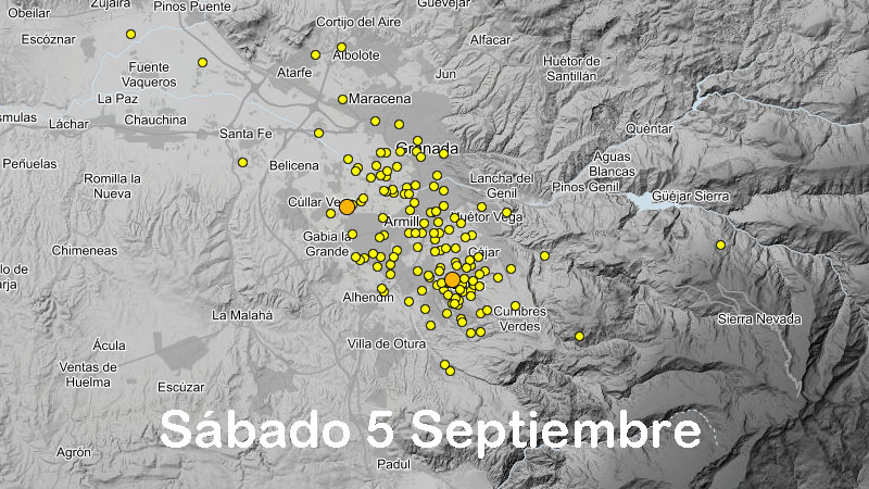 Hidroondas's tweet photo. Los terremotos de Granada sufren un incremento en magnitud debido a los últimos días de lluvia. @aytogr @dipgra #Granada  https://t.co/h0c8g20LeD https://t.co/trRDHq1wdX