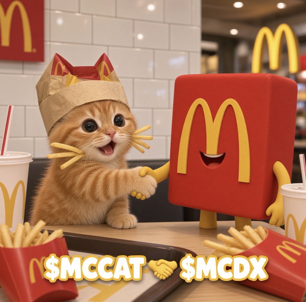BONK3R5Z's tweet photo. Insert fries in face I’m Lovin $MCCAT 

524.9k ath

C2WtD354XEvS9gzpJDLqzqkADq7wUtmJg1UzUdmL5a21 https://t.co/ypv31knJWd