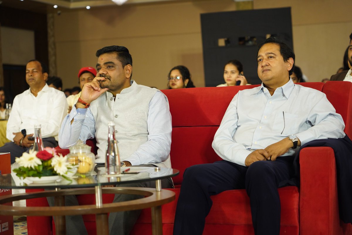 NanuPany's tweet photo. Took the opportunity to talk about #MSMEs, opportunities, industry facilitation, &amp; #ViksitOdisha by 2036 at Odisha Nirman Summit 2026. Thank @kanak_news for the platform. Delighted listening to Hon'ble Minister Shri @SampadSwainBJP on shaping the future of MSMEs in the state. https://t.co/HzaV7dL8Uz