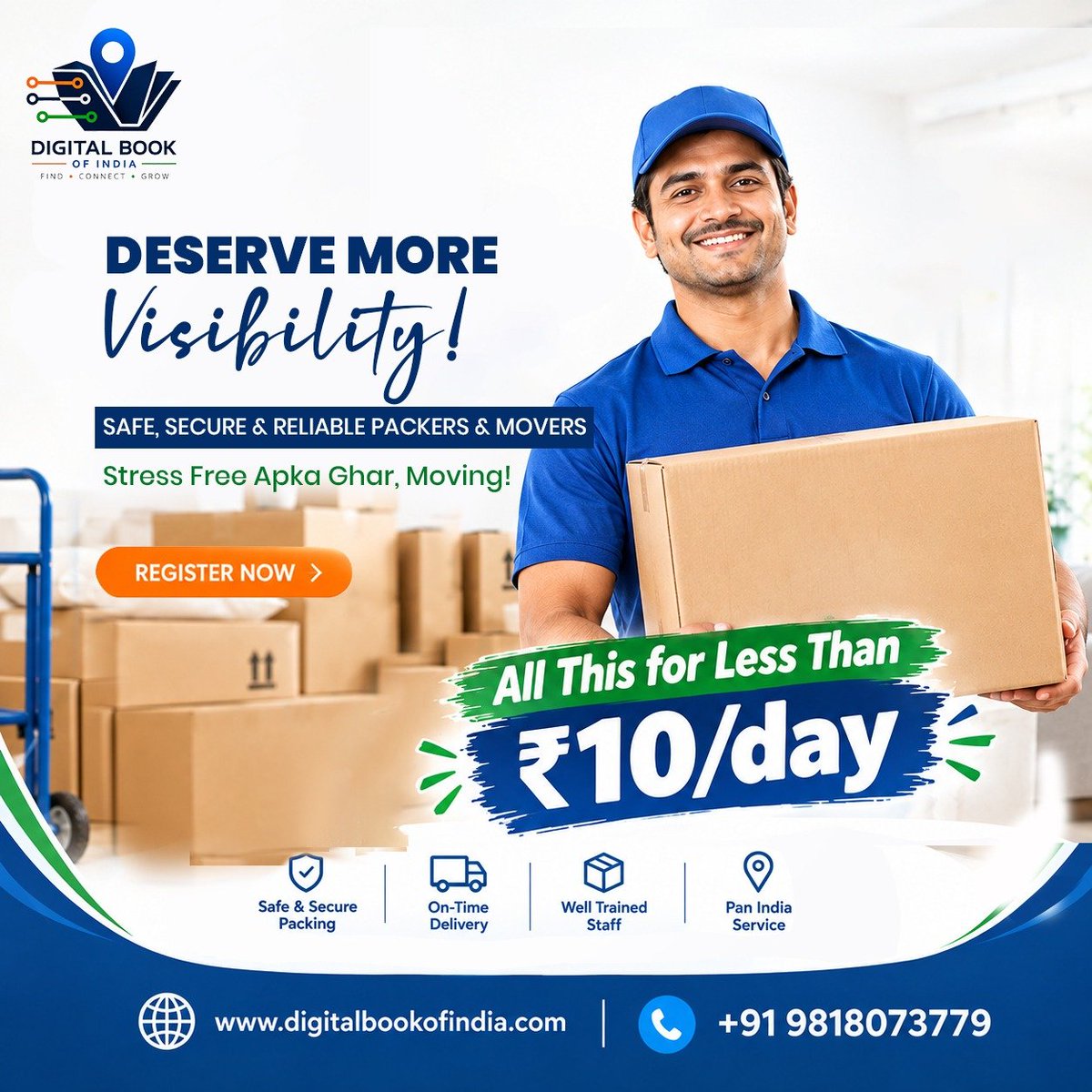 DigitalBookOfIN's tweet photo. Your business deserves the same online visibility as bigger brands.

Digital Book of India — AI-verified, AI-ranked, built for every Indian business.

DM us to know more.

#DigitalBookOfIndia https://t.co/E96bIl63rC