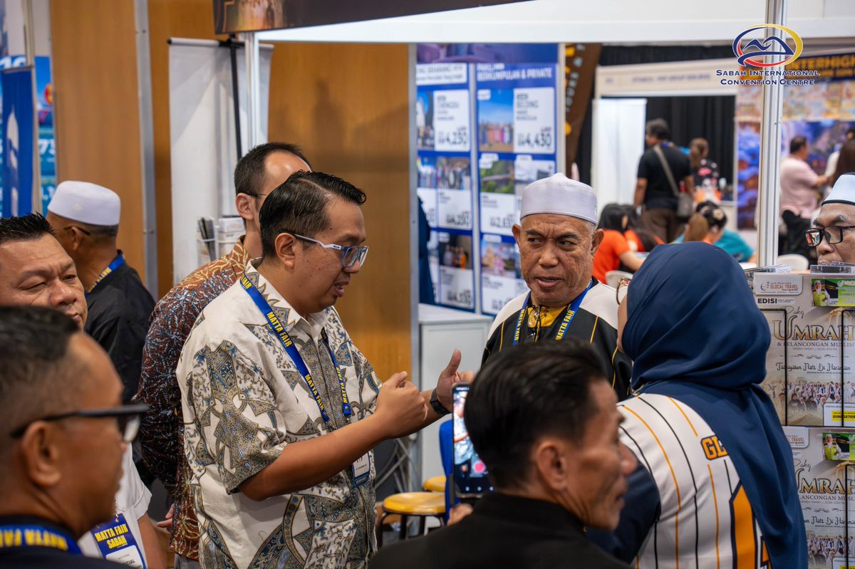 SICCSabah's tweet photo. MATTA Fair Sabah opening ceremony officiated by YB Dr. Andi Md Shamsureezal bin Mohd Sainal, Assistant Minister of Tourism, Culture and Environment Sabah on 19 September 2026.
#SICC #SICCSabah #MATTAFairSabah #VisitSabah #Malaysia https://t.co/zwTvGYu5HO