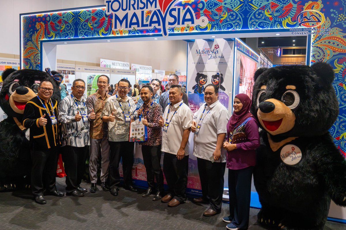 SICCSabah's tweet photo. MATTA Fair Sabah opening ceremony officiated by YB Dr. Andi Md Shamsureezal bin Mohd Sainal, Assistant Minister of Tourism, Culture and Environment Sabah on 19 September 2026.
#SICC #SICCSabah #MATTAFairSabah #VisitSabah #Malaysia https://t.co/zwTvGYu5HO