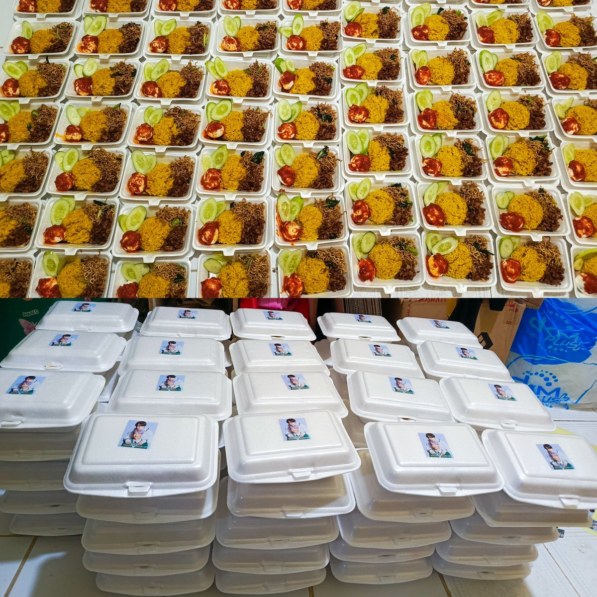 favoojekey's tweet photo. Temen2 minta tolong bantu RT ya, aku butuh tambahan untuk kebutuhan makan keluarga🥺🙏

Aku open catering berbagai makanan (rice bowl, nasi kotak, bento box, nasi cokot, nasi kuning, dll). Aku juga open jajanan temen2, ada mie jebew, pangsit chili oil, basreng, dll. 

Buat yg mau titip berbagi aku juga open titip berbagi jumat berkah yaa, bebas ya temen2 mau berbagi berapapun nanti akan dibagikan ke panti asuhan, masjid, ojol, tunawisma, dan untuk pekerja dijalan. 

📍Jakbar