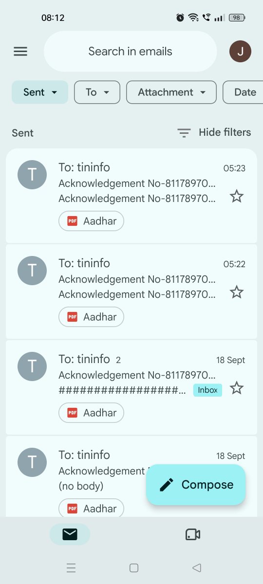 JRN823's tweet photo. @ProteanEgovTech @IncomeTaxIndia @PMOIndia Maine 16 Sept se aaj 4din se 20-25 bar Address Proof Document Mail kar chuki hun tininfo@proteantech.in pe, but abhi tak Protean taraf se koi bhi Reply request I'd nahin mila hain, Reply nahin karte ho Why  ? Wrost Service in Mail Team🤦 https://t.co/xsfaFhMAEd