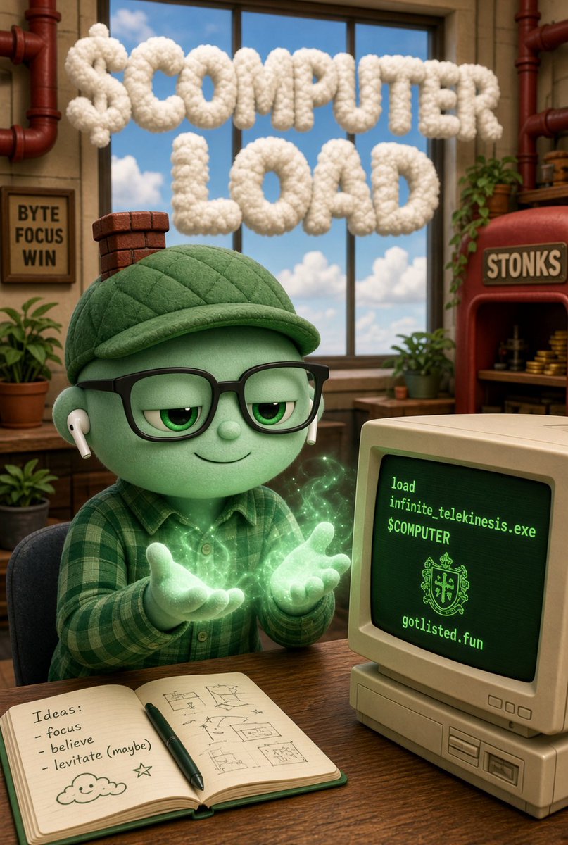 listeddotfamily's tweet photo. hey $COMPUTER load infinite_telekinesis.exe

trying to move the bag from here and telekinetically convince @pointfarmcap to ape and repost $COMPUTER and $LISTED 😂🙏 https://t.co/9C9HH7xeu5