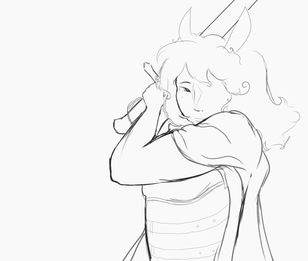 harpchords's tweet photo. Drew broad again but gave up. Okay? I don't like it okay? Its not getting finished or coloured I'm SICK of it and I always MESS EVERYTHING UP!!! https://t.co/dXEx8FzUTQ