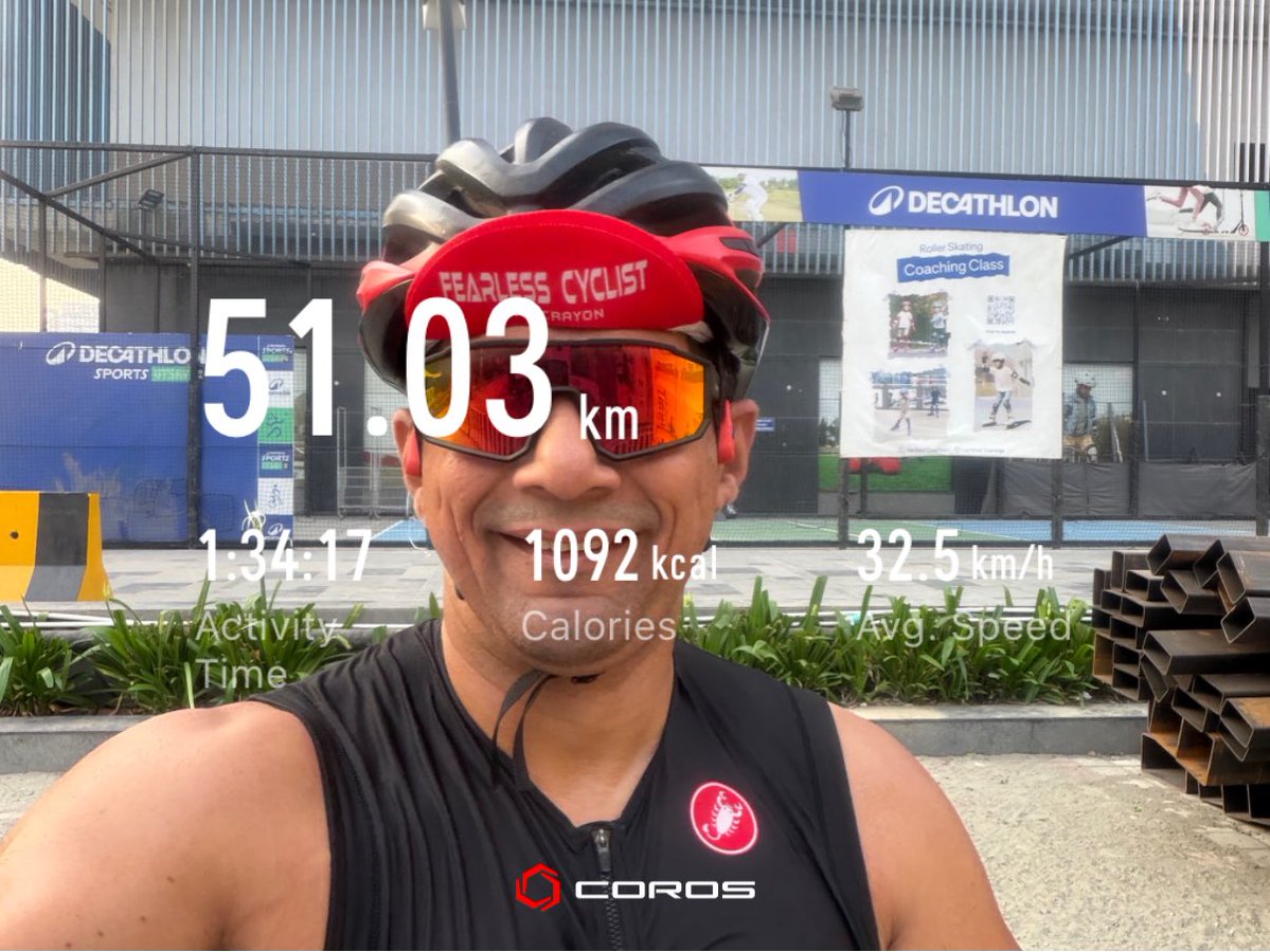 PatankarRishi's tweet photo. Non Stop 51 KM Bike Ride 🚴🚲
Fresh air, endless views, and the perfect start to the day.
Run. Breathe. Repeat. ✨
#51km #MorningRide #RideForLife #Cycling #Fitness #Endurance #StayActive #running #run #sports #fitness #greaternoida https://t.co/LIA7p4US5S