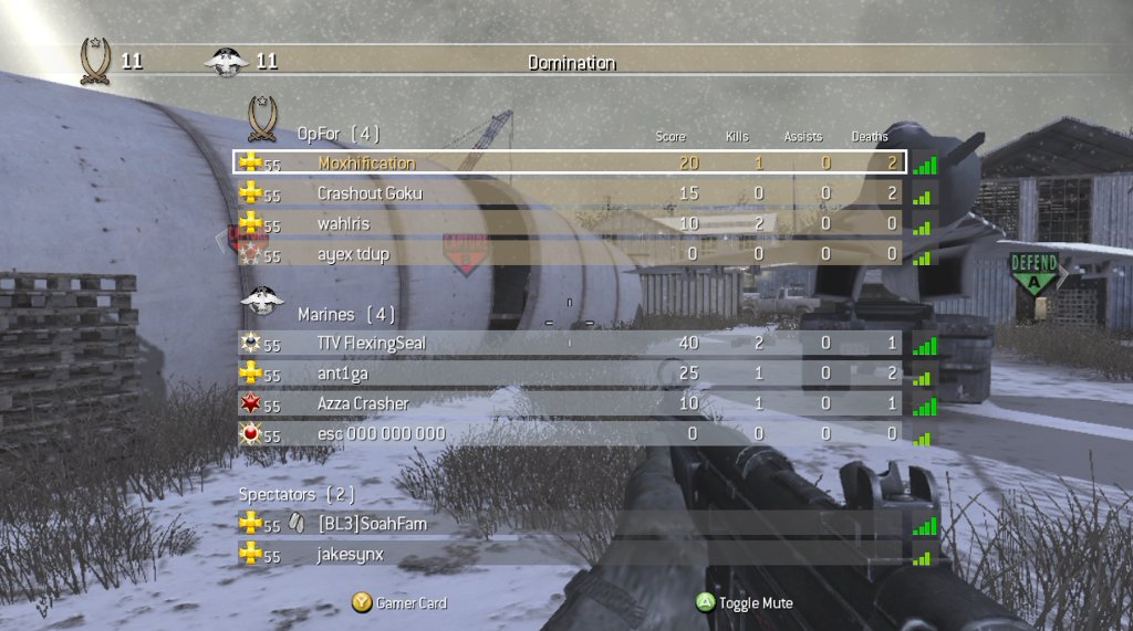 Moxahs's tweet photo. Just a few pics from the CoD Customs event we did tonight. Who would've thought, Custom maps on COD4 Xbox 360. What a night! We had around 12 players. Looking forward to the next one! #CoDXenon #CoDCustoms https://t.co/l9xutlpNO2