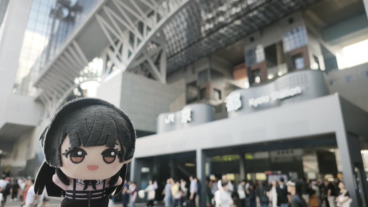 Novideo117's tweet photo. 京都に到着! https://t.co/Q5ARQAeIpl