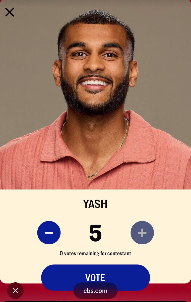 SeanCarluxxi's tweet photo. I’ve already voted for Yash 100 times
GUYS PUT A RANDOM ASS EMAIL IN AND VOTE IDC #bb28
#YASHPATEL NATION RISE UP https://t.co/IwG68UkJWe