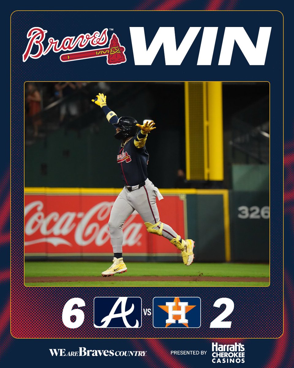 Braves's tweet photo. We're in 😎

#BravesCountry https://t.co/VKIuQUFSSf