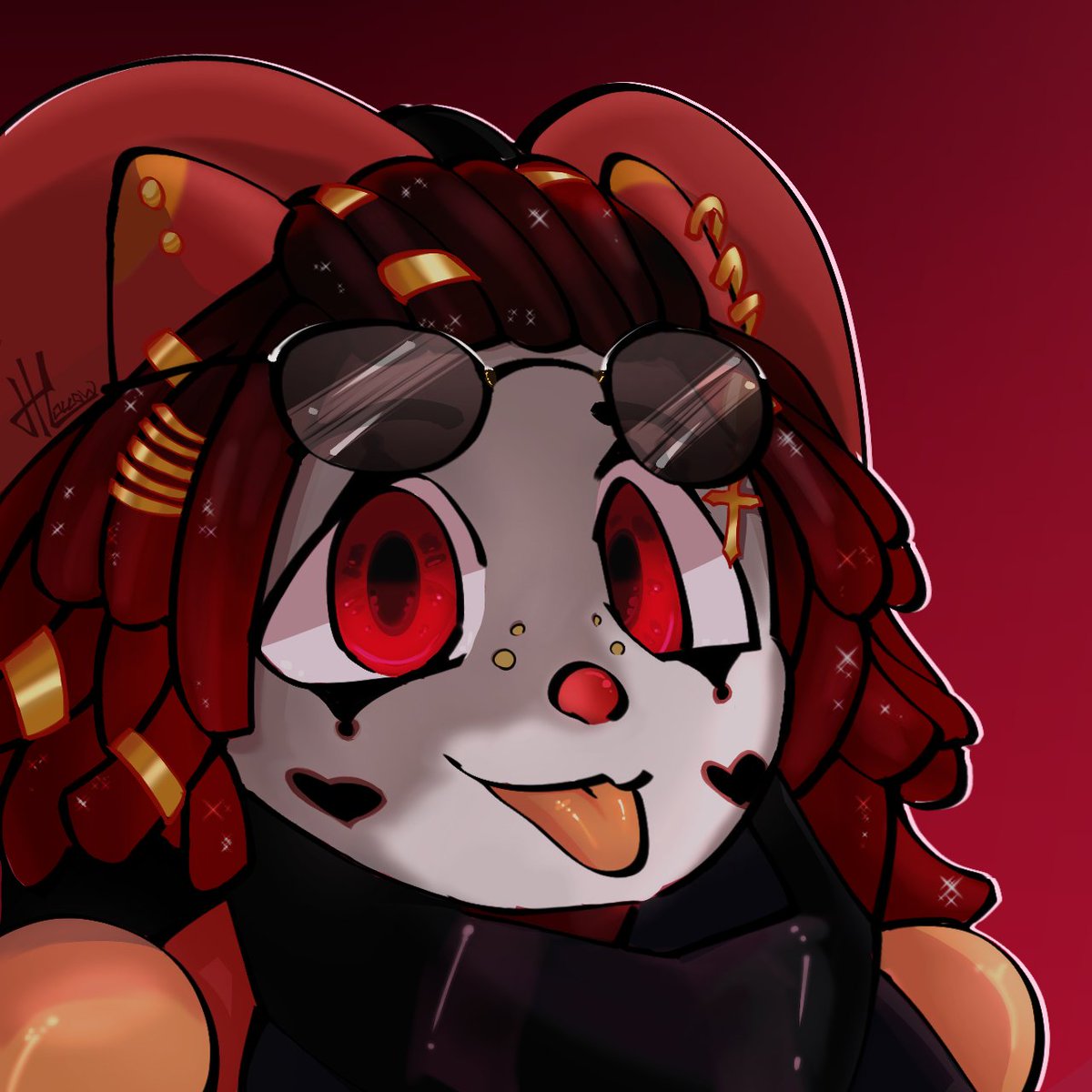 ImJustSleepy010's tweet photo. here's this cool art of me! i look so evil ✌️

Made by: Tuka922/Hollow (he doesnt have a twitter lmao)

#art #sabrean #vrchatavatar https://t.co/SCZKUS4lJN