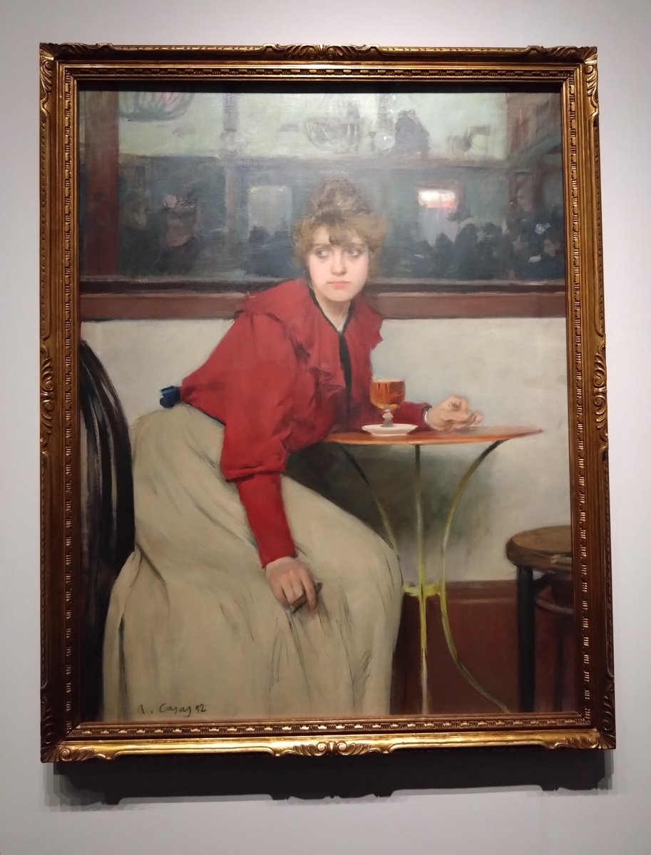museum_cat22's tweet photo. 三菱一号館美術館『“カフェ”に集う芸術家―印象派からゴッホ、ロートレック、ピカソまで』に行って来ました🥰
3枚目の撮った絵画の飾ってる壁がポップだといつも観ている絵画の印象がガラリと変わる🤔
図録を眺めてるだけでは分からない、ユーモアある展示で大変面白かった😊
#三菱一号館美術館 https://t.co/JVC7muPlCc